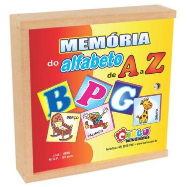 Imagem de Jogo da memória alfabeto a ao z - carlu - 1898