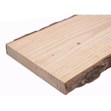 Imagem de Tábua Rústica para Prateleira 4,5x35x100cm Bege Woodforce