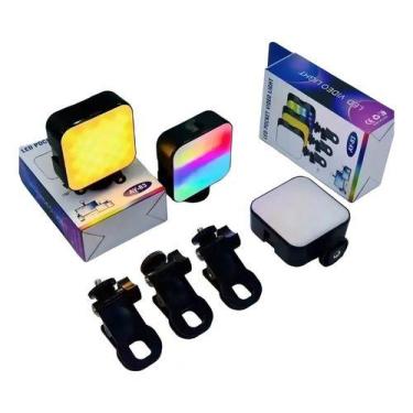Imagem de Luz Led Preenchimento Rgb Portátil Celular Câmera Universal 5.5w - 9H