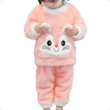 Imagem de Pijama Menina De Soft Fleece REF. PJ06183 - NOVA RIO, Coelho, 8 a 9 an