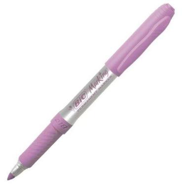 Imagem de Pincel marcador permanente Marking Rosa Pastel 971145 - Bic