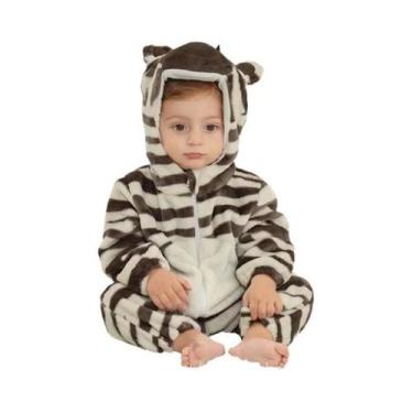 Imagem de Macacão De Bebê Unissex Com Capuz Em Flanela, Pijamas De Inverno Com E