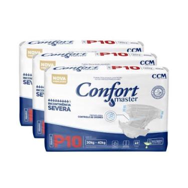 Imagem de Fralda Geriátrica Confort Master Regular Incontinência, P, 3