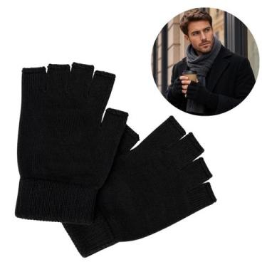 Imagem de Luva Sem Dedos Térmica Unissex Premium Tricot Para Inverno (1 Par) - Y
