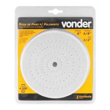 Imagem de Roda de Pano para Polimento 6 Pol para Motoesmeris com Maior Rendimento 3599066000 Vonder