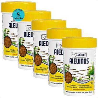 Imagem de Ração alcon alevinos 10g kit com 5