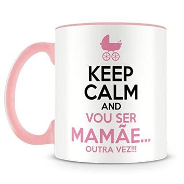 Imagem de Caneca Personalizada Keep Calm Vou Ser Mamãe Outra Vez