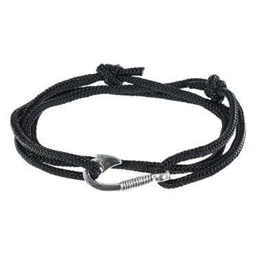 Imagem de West Coast Paracord — Pulseiras femininas ajustáveis com âncora náutica e anzol – Feito de corda de nylon