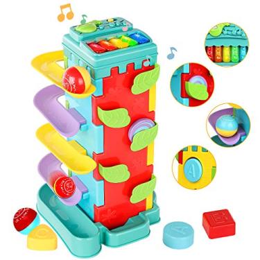 Compra online de Brinquedo educativo infantil para bebês, meninos e meninas  de 1 a 2 3 4 anos, jogo educativo musical para crianças