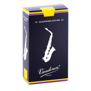 Imagem de Palheta Sax Alto Sib Nº 3 Tradicional Caixa Com 10 Unidades Vandoren SR213