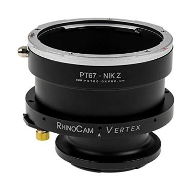 Imagem de Adaptador de costura rotativa RhinoCam Vertex, compatível com lente SLR de montagem Pentax 6x7 (P67) em câmeras sem espelho Nikon Z-Mount