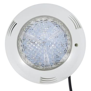 Imagem de Shanrya Luz subaquática RGB, luz de piscina IP68, luz subaquática de LED durável 15W AC12V, à prova d'água para festa aquário entretenimento piscina (RGB)