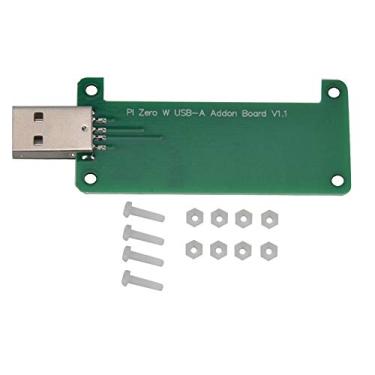 Imagem de ASHATA Para conector USB tipo A Raspberry Zero/W, placa de expansão de framboesa, para Raspberry Zero 1.3/Zero W, placa adaptadora, conector USB, placa de expansão com kit de
