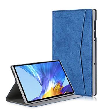 Imagem de Acessórios para tablets Para Lenovo Tab M10 Plus de mármore Textura Horizontal Caso de couro com slot de cartão e suporte