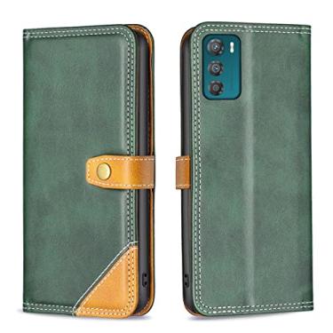 Imagem de For Motorola Moto G42 4G Color Matching Double Sewing Thread Leather Phone Case