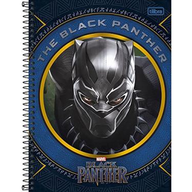 Imagem de Caderno Espiral Pantera Negra 80 Folhas - Tilibra Grafite