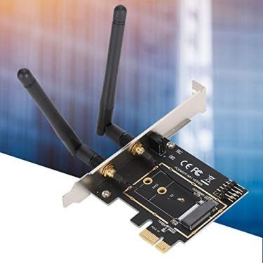 Imagem de Placa adaptadora PCI E 1X para KEY A E, suporte para WINXP, para WIN7, para WIN8, para WIN10, para LINUX, placa de expansão de placa de rede Bluetooth