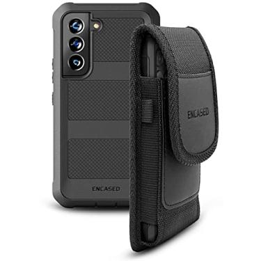 Imagem de Bolsa de cinto 2 em 1 com capa para Galaxy S22 (Mil-Spec) Capa de impacto de camada dupla com clipe de coldre de telefone de nylon balístico (Samsung S22 6,1 polegadas 5G)