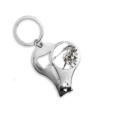 Imagem de China Masterpiece Chinês The Romance Nail Nipper Ring Chaveiro Abridor de Garrafas Cortador