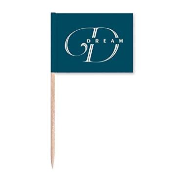 Imagem de Dream Drink Letras Art Deco Presente Fashion Palito de Dentes Marcadores Decoração de Festa