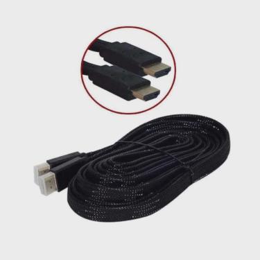 Imagem de Cabo hdmi 2.0 Ultra HD 4K 3 Metros Para TV e Computador Revestido Em Nylon