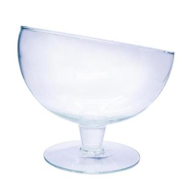 Imagem de Taça Decorativa De Vidro Bomboniere Transparente Grande - Luvidarte