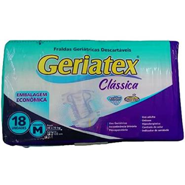 Imagem de Fralda Geriátrica Geriatex Clássica - Tamanho M - Com 18 Unidades Fralda Geriátrica Geriatex Clássica Unissex Tam M - 18 und