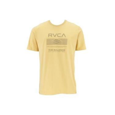 Imagem de Camiseta Rvca Altimeter Amarela - Masculino - Ruca