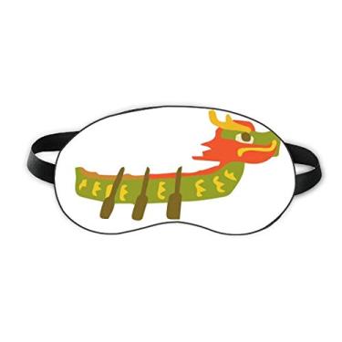 Imagem de China Dragon Boat Match Travel Taiwan Sleep Eye Shield Soft Night Vlindfold Shade Cover