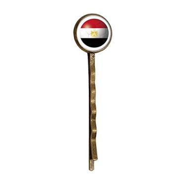 Imagem de Boné de metal retrô com bandeira nacional do Egito futebol americano