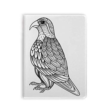 Imagem de Diário de capa macia com desenho de pássaro Flying Line