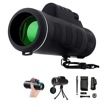 Imagem de Monóculos 40 × 60 monoculares Monóculos de alta definição à prova d'água Monóculos de alta potência portátil Telescópio de observação de pássaros