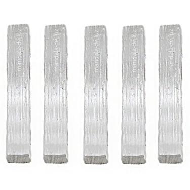Imagem de Combo 5 Bastões de Selenita Pedra Cristal Natural 10cm