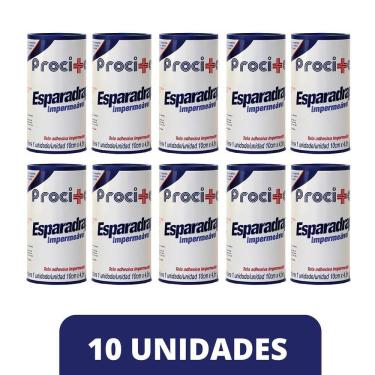 Imagem de Esparadrapo Impermeável Procitex10 Cm X 4,5 M Com 10 Un.