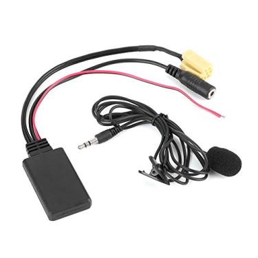 Imagem de Adaptador de cabo Bluetooth AUX, módulo AUX Bluetooth plástico ABS confiável para carro