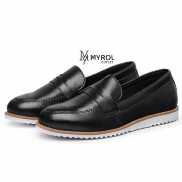 Imagem de Sapato Masculino Myrol Outlet Social Oxford Mocassim Drive Preto