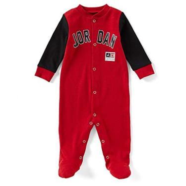 Imagem de Nike Infant/Toddler Printed Footed Coverall (Gym Red(555302-R78)/Black, 6 Months)