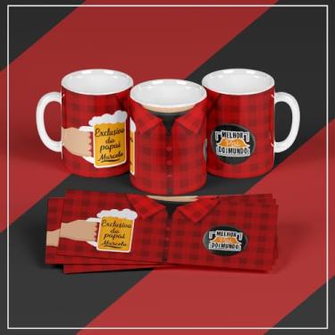 Imagem de Canecas Personalizadas dia dos Pais Times de futebol com foto 1