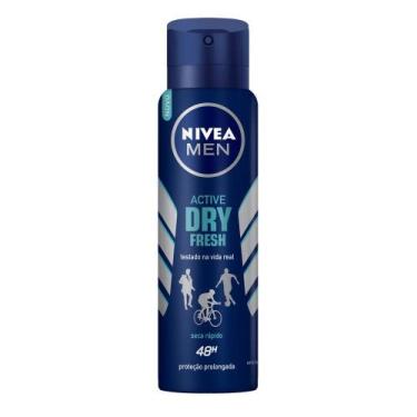 Imagem de Desodorante Antitranspirante Aerosol Nivea Men Active Dry Fresh 150ml