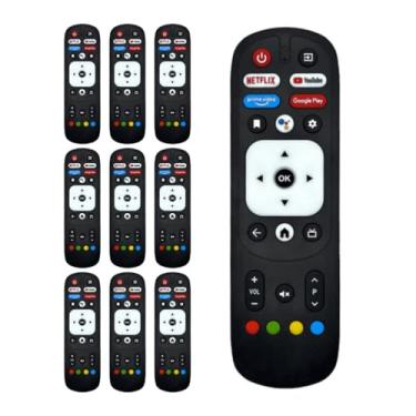 Imagem de Kit 10 Controle Remoto Compatível com Smart Tv Vizzion Android BR32D BR58GUA