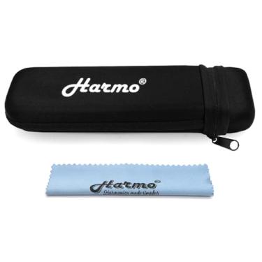 Imagem de Harmo Capa nica para gaita cromática de 16 furos da Harmo – bolsa preta com zíper