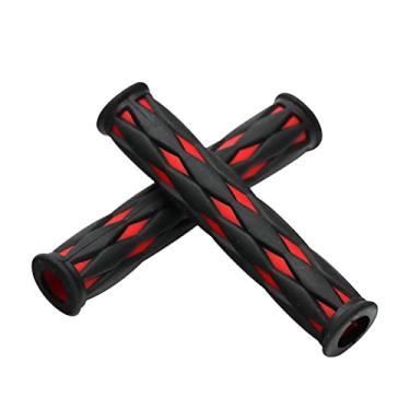 Imagem de Pacote com 2 manete de freio universal, antiderrapante, capas de proteção de alavanca de freio de borracha para motocicleta, montanha, estrada, bicicleta (vermelha)