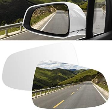 Imagem de ONKENTET Espelho retrovisor lateral compatível com Tesla Model X Model S HD Espelho retrovisor panorâmico convexo acessórios de vidro de substituição tipo Cato com desembaçamento de calor, elimina