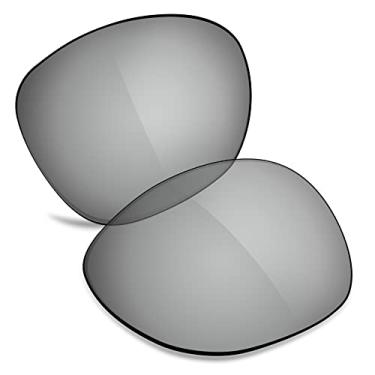 Imagem de TRUSHELL Lentes de reposição polarizadas para óculos de sol Oakley Crosshair New 2012 OO4060 - Espelho prateado