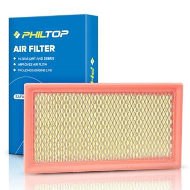 Imagem de PHILTOP Filtro de ar do motor CA10242 compatível com Explorer, Edge, Flex, Fusion, Taurus, MKS, MKT, MKX, MKZ, Mazda6, CX9, Sable, proteção do motor 2X