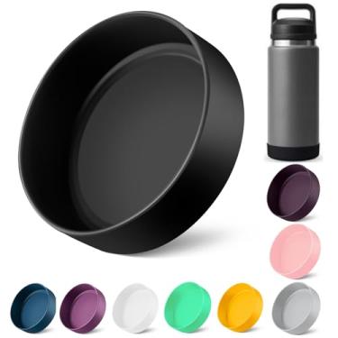 Imagem de VGHNQ Bota inferior de silicone para garrafas YETI Rambler de 1,020 g, amortecedor de manga com cancelamento de ruído, protetor de capa macia de 9,5 cm, acessórios para garrafas de água esportivas,