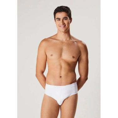 Imagem de Cueca Slip Com Elástico Personalizado - Branco M Hering