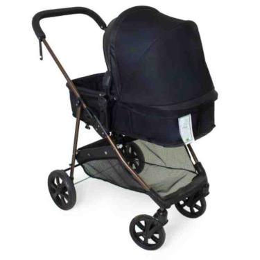 Imagem de Carrinho Bebê Napoli Travel System Preto/Cobre Galzerano