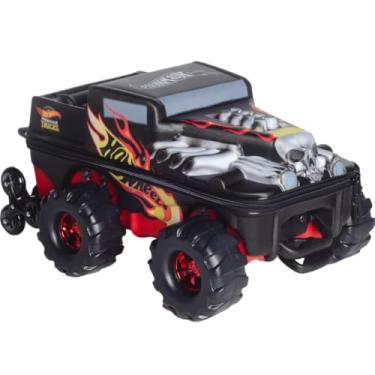 Imagem de MOCHILA ESCOLAR 3D HOTWHEELS BONE MONSTER TRUCKS