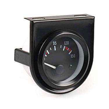Imagem de Auto Oil Temp Medidor, 12V Universal 52mm Alumínio Temp Gauge Com Manual de Instalação, Design de Luz Preto e Branco, Medir a Temperatura do óleo do Carro, Atraente e Prático